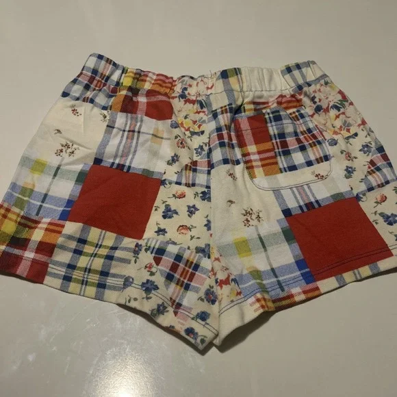 Polo Ralph Lauren Girls M Shorts Patchwork  Multicolor Shorts Sz 8-10 - Picture 5 of 6